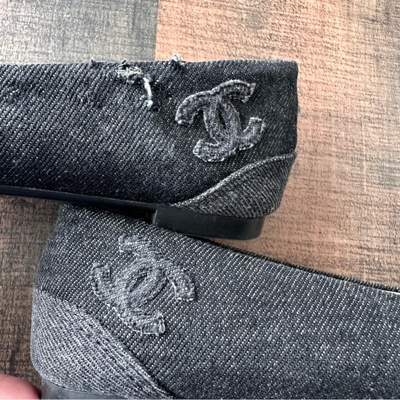Chanel Denim Ballerina Flats - Picture 4 of 6